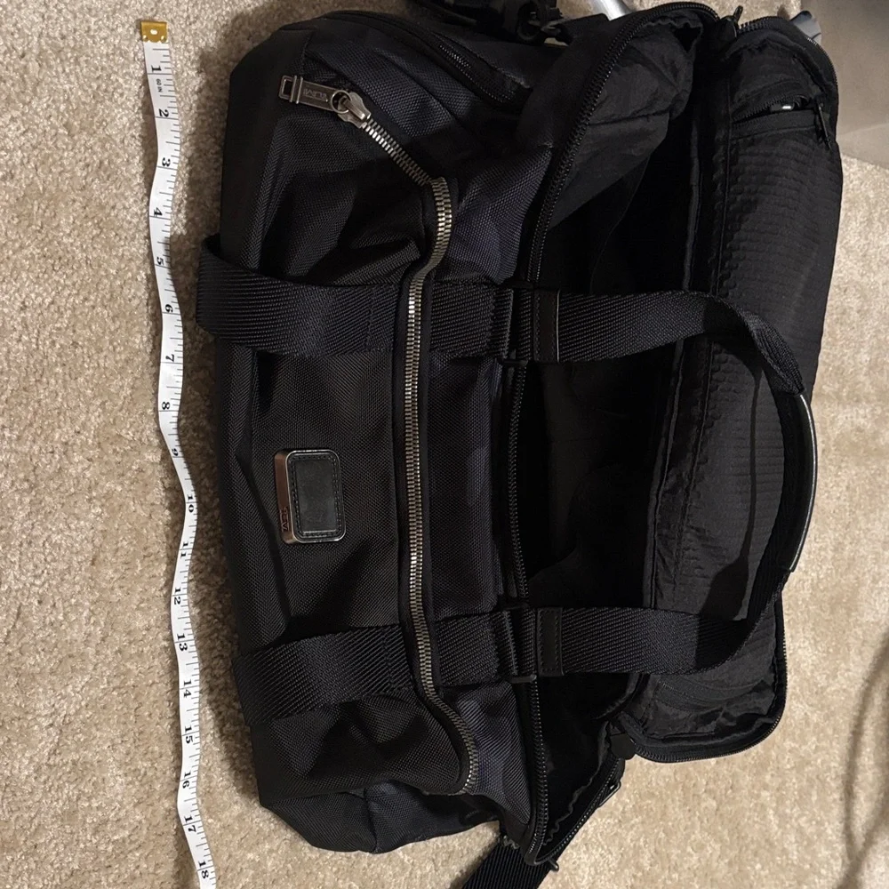 Tumi Men's Black Camo Laptop Briefcase